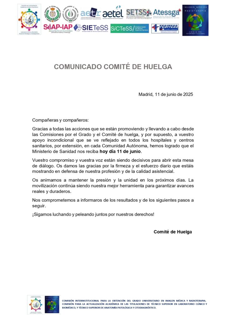 Lee más sobre el artículo COMUNICADO COMITÉ DE HUELGA